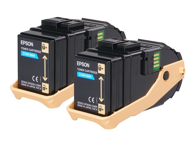 EPSON Pack 2 toners cyan AL-C93