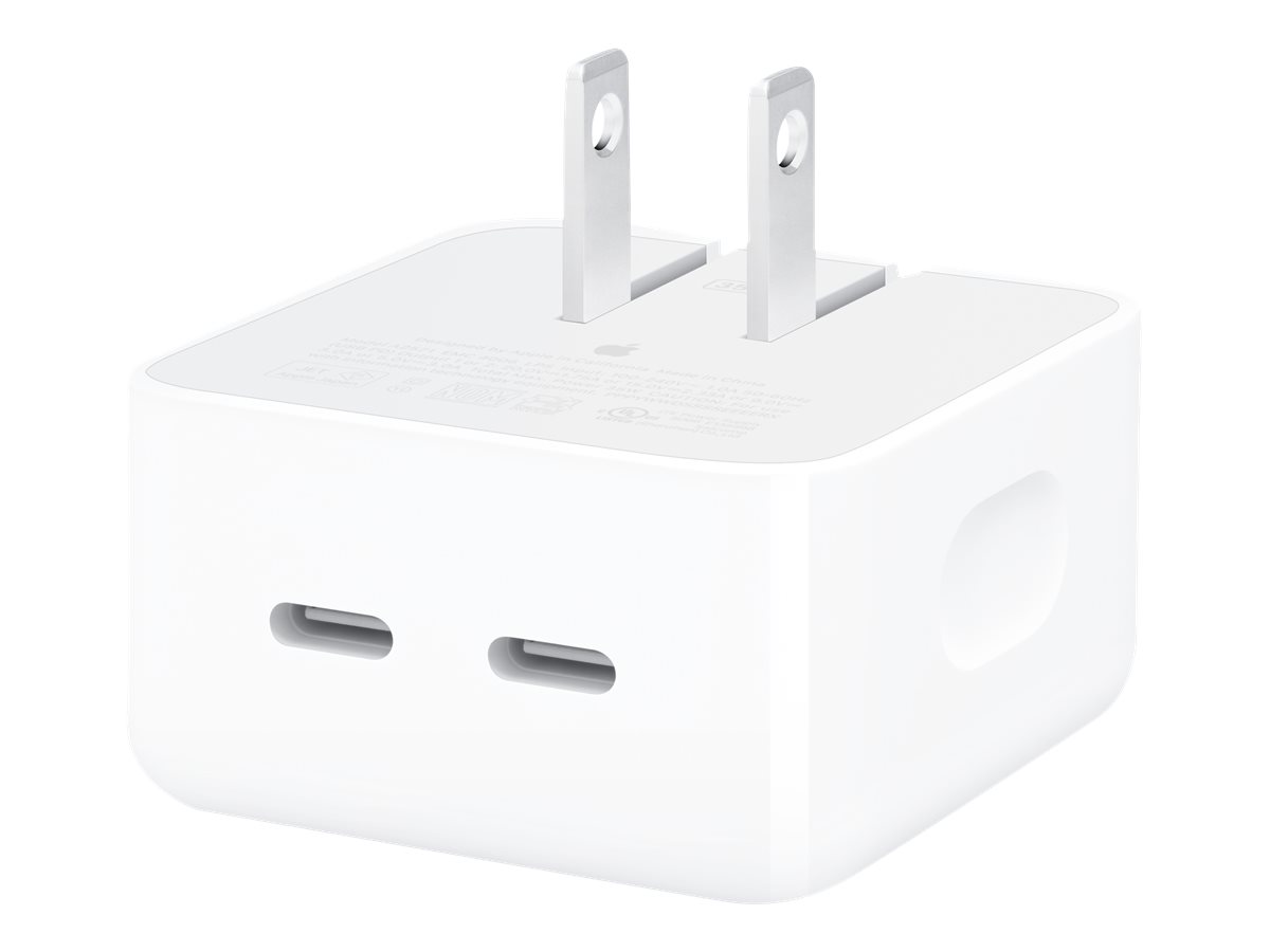 35W Dual USB-C Port Compact Power Adapter
