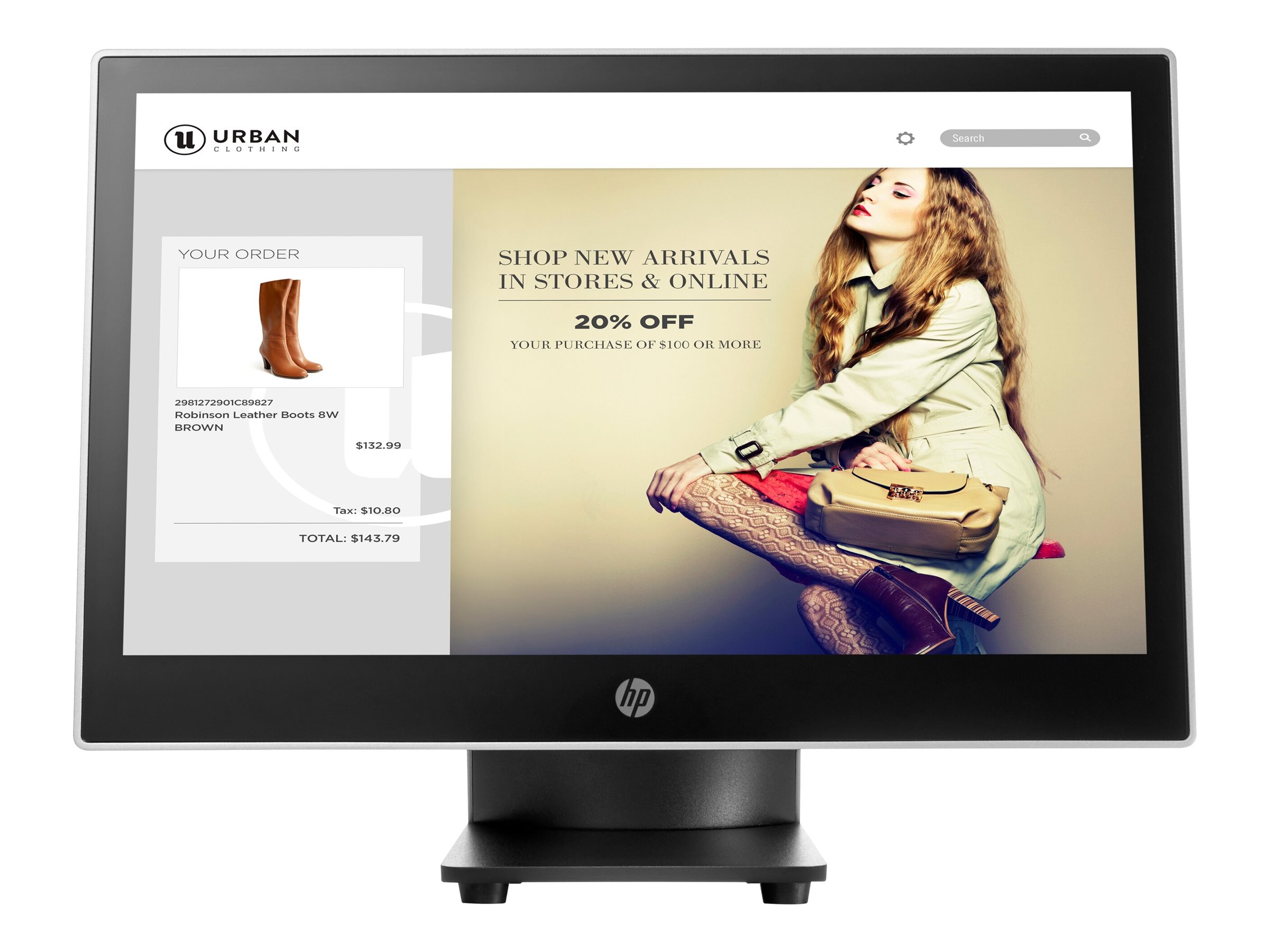 HP L7014t Retail Touch Monitor