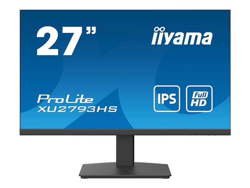 68,5cm/27'' (1920x1080) Iiyama PROLITE XU2793HS-B4 16:9 4ms HDMI DP IPS Speaker FullHD Black