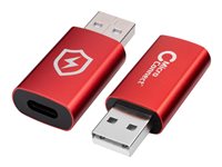 MicroConnect USB-C adapter Rød