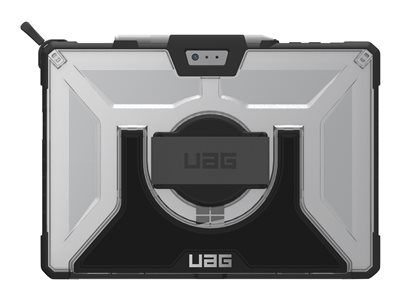 UAG Microsoft Surface Pro X Plasma Ice Clear Case With Hand outlet Strap.