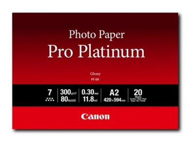 CANON PT-101 Fotopapier Pro Platinum A2, CANON 2768B067 2768B067 (BILD1)