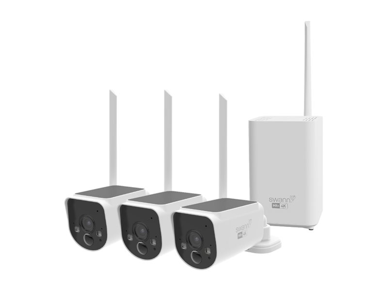 Swann MaxRanger4K SWNVK-MAXV2SD3 NVR + camera(s) wireless (Wi-Fi) AC powered solar battery Usage / lifestyle Right-angle 72695