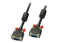 Lindy Premium - VGA cable - HD-15 (VGA) (M) to HD-15 (VGA) (M) - 5 m - molded, thumbscrews - black