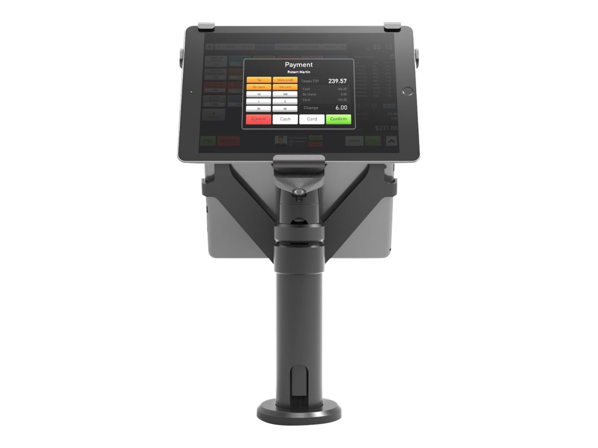 Compulocks iPad 10.2" Front Facing Mount for Adjustable Height POS Kiosk upevňovací komponent - pro tablet - černá – foto 2