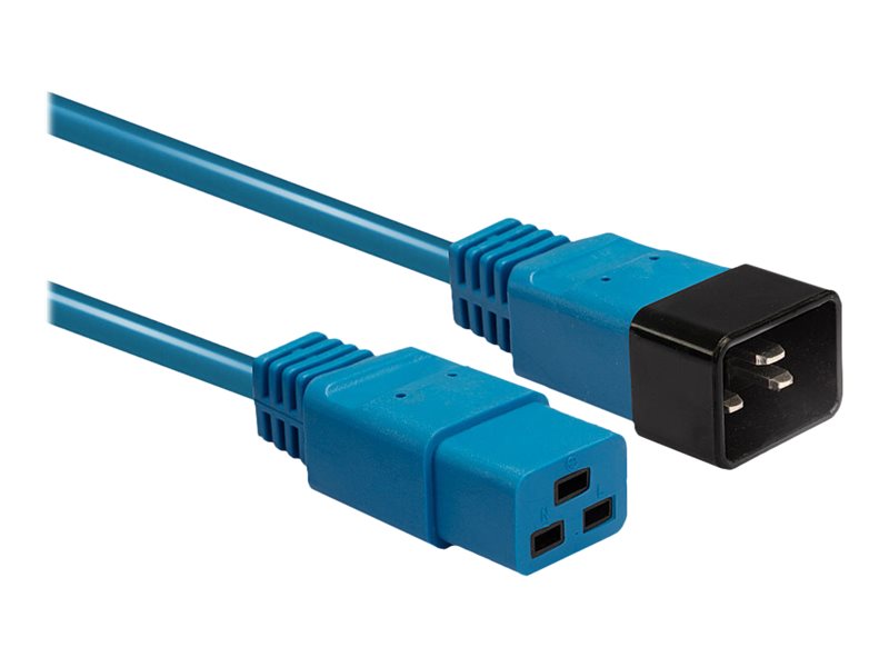 LINDY 3m IEC C19 to IEC C20 ext. Blue