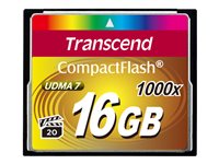 Transcend Ultimate - Flash memory card - 16 GB - 1000x - CompactFlash