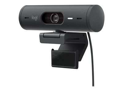 Logitech Brio 500 Full HD Webcam with Auto Light Correction,