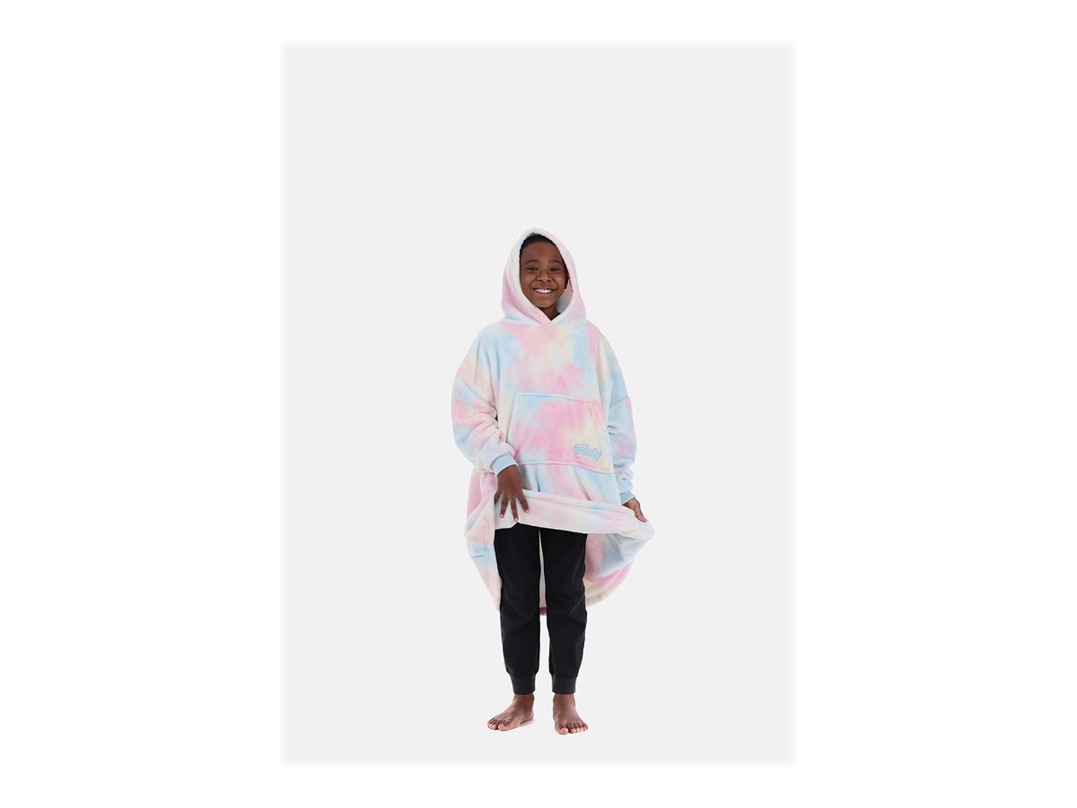 The Comfy Dream Jr Oversized Microfiber Wearable Blanket, Heather Purple 