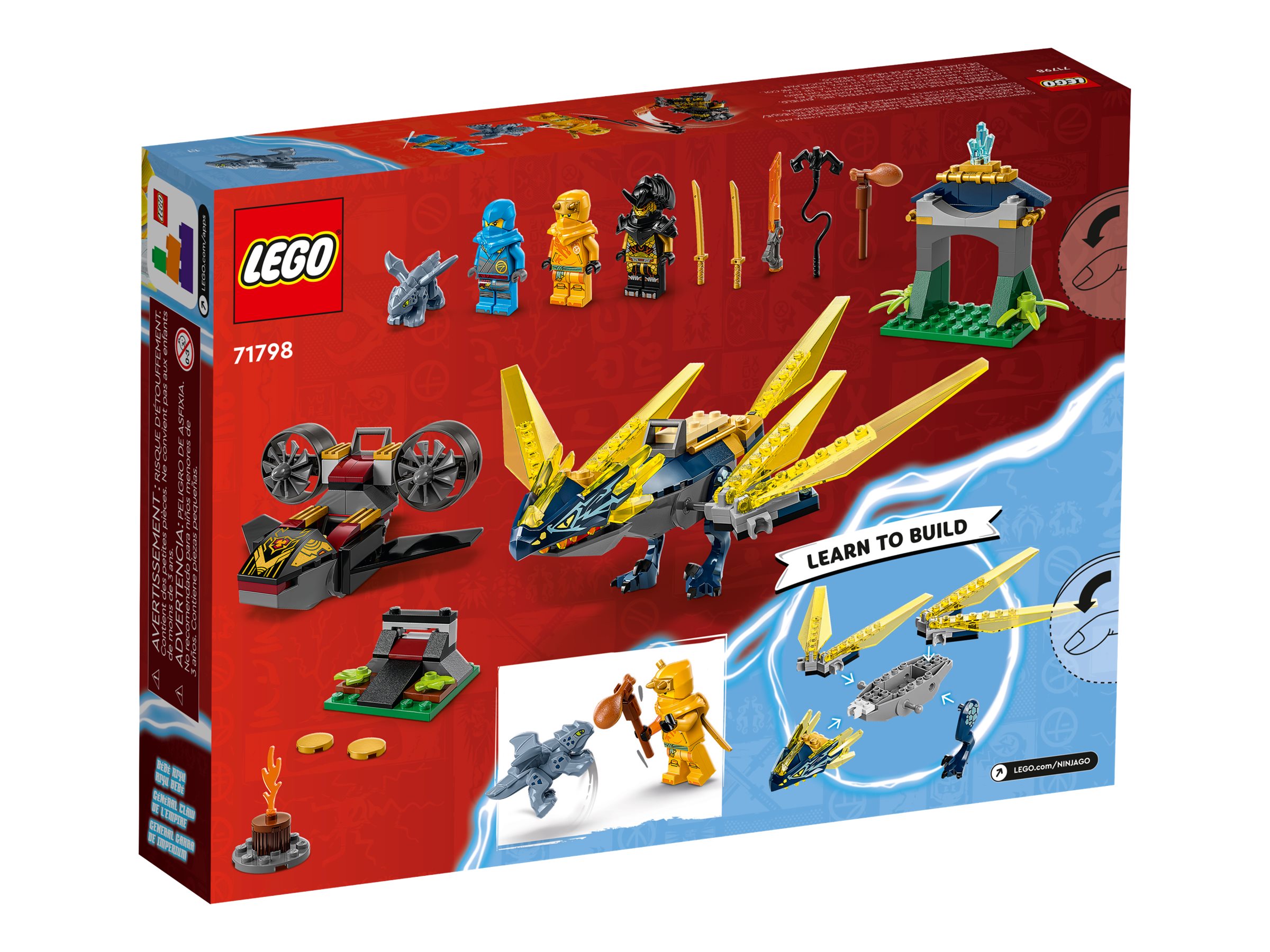 LEGO NINJAGO Dragons Rising - Nya and Arin's Baby Dragon Battle