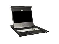 LCD Console Drawer T1700-LED KVM console PS/2, USB 17.3INCH rack-mountable 