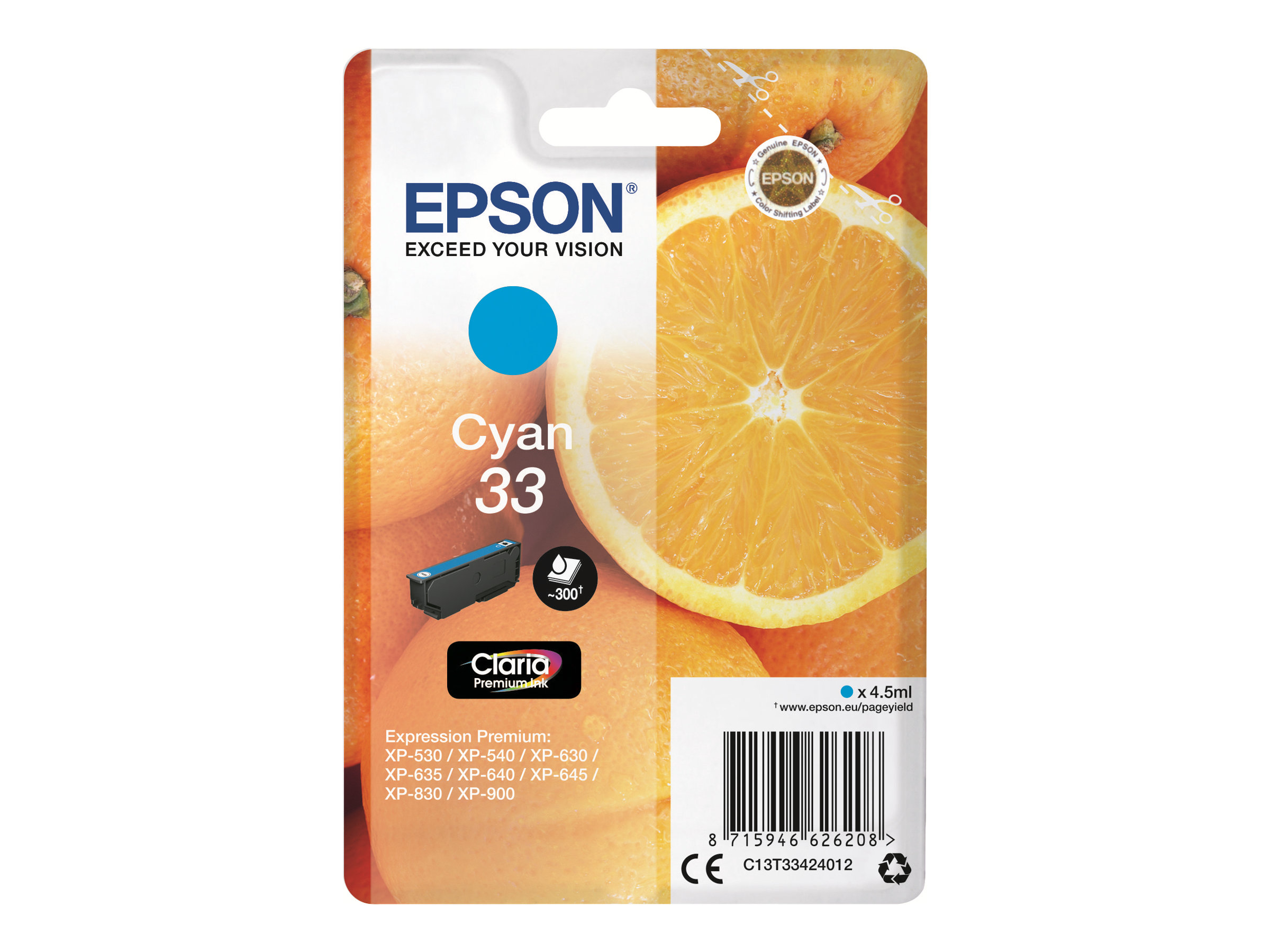 EPSON 1LB Cartridge Oranges Claria w/s