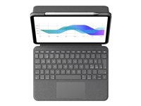 Logitech Folio Touch Tastatur og folio-kasse Ja Kabling Pan Nordic Apple 10.9-inch iPad Air (4. generation, 5. generation)