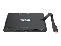 Tripp Lite USB 3.1 Gen 1 USB-C Adapter Converter Thunderbolt 3 Compatible  4K @ 30Hz - HDMI, VGA, USB-A Hub Port and - U444-06N-HV4GUB - USB Adapters  