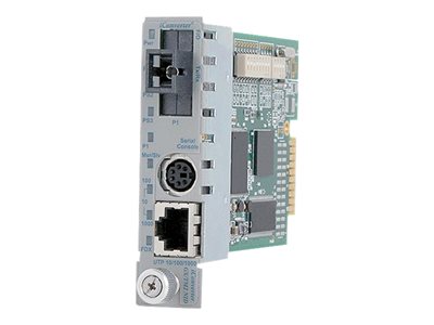 10/100/1000 ETHERNET TO GIGABITFIBER MEDIA CONVERTER ST SM MANAGED