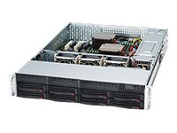 Supermicro SC825 TQC-R802LPB Rackversion Forstærket forlænger ATX 800Watt Strømforsyning Sort
