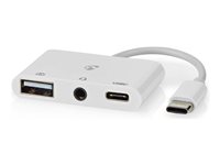 Nedis USB-C til hovedtelefon jackstikadapter 10cm