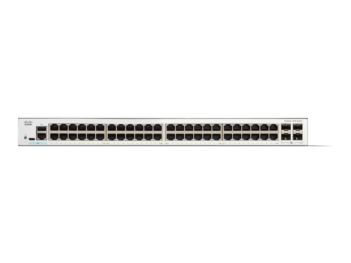 Cisco Catalyst 1200-48T-4X - přepínač - 48 porty - inteligentní - Lze montovat do rozvaděče – foto 2