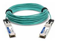 AddOn - Câble d'attache directe 40GBase - QSFP+ pour QSFP+ - 25 m 