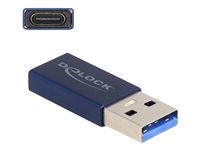 DeLOCK USB 3.2 Gen 2 USB-C adapter Blå