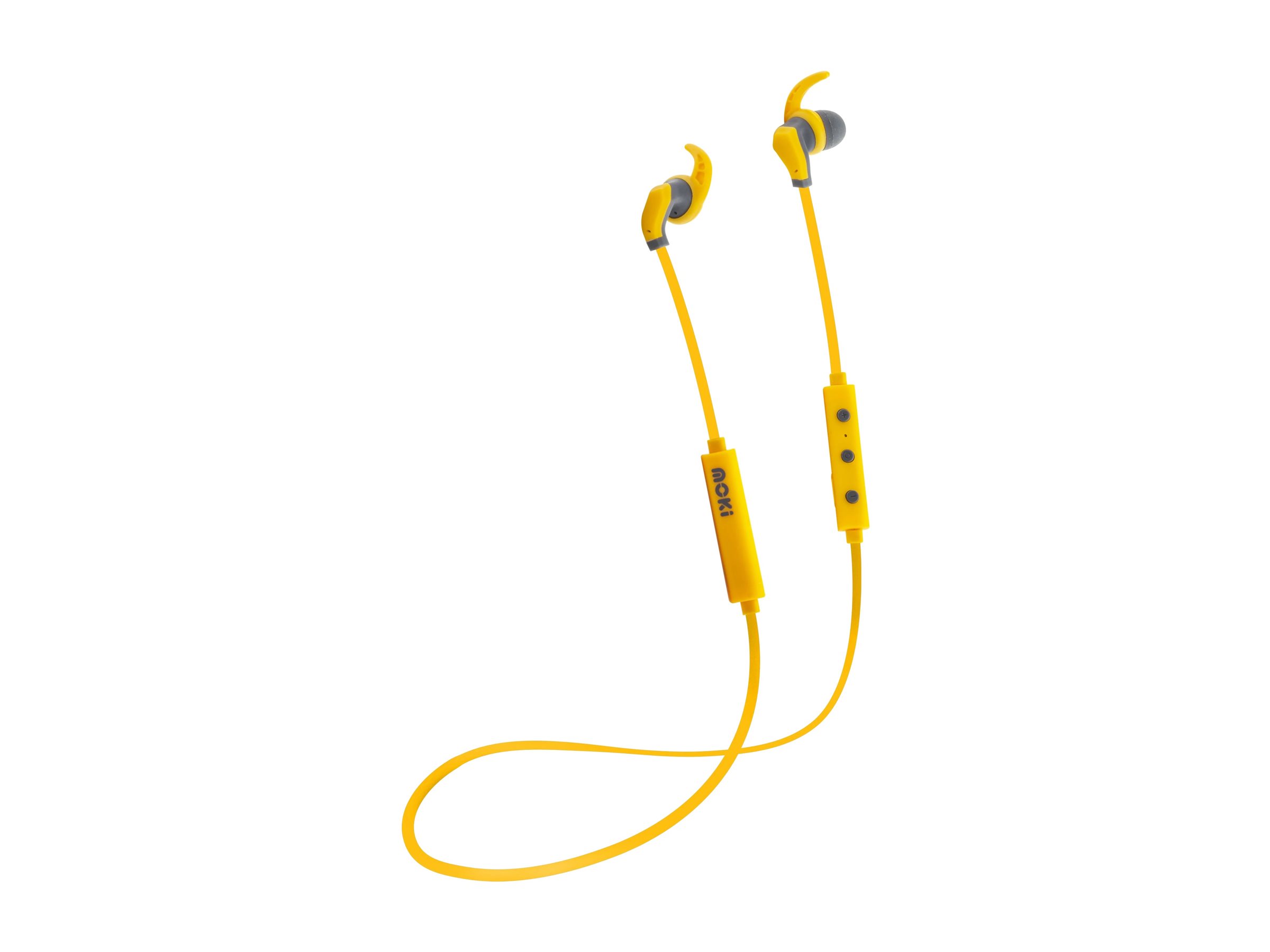 Moki Hybrid earphones with Product shot Front 79950