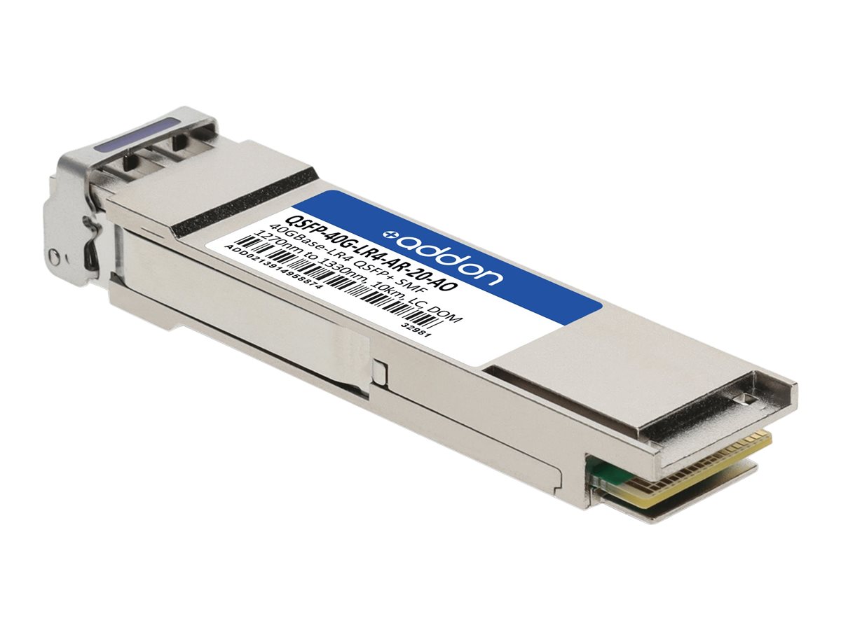 AddOn - QSFP+ transceiver module (equivalent to: Arista Networks QSFP-40G-LR4-AR-20)