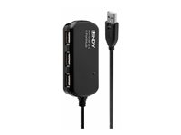Rallonge active USB 2.0 Pro avec Hub 4 ports, 8m