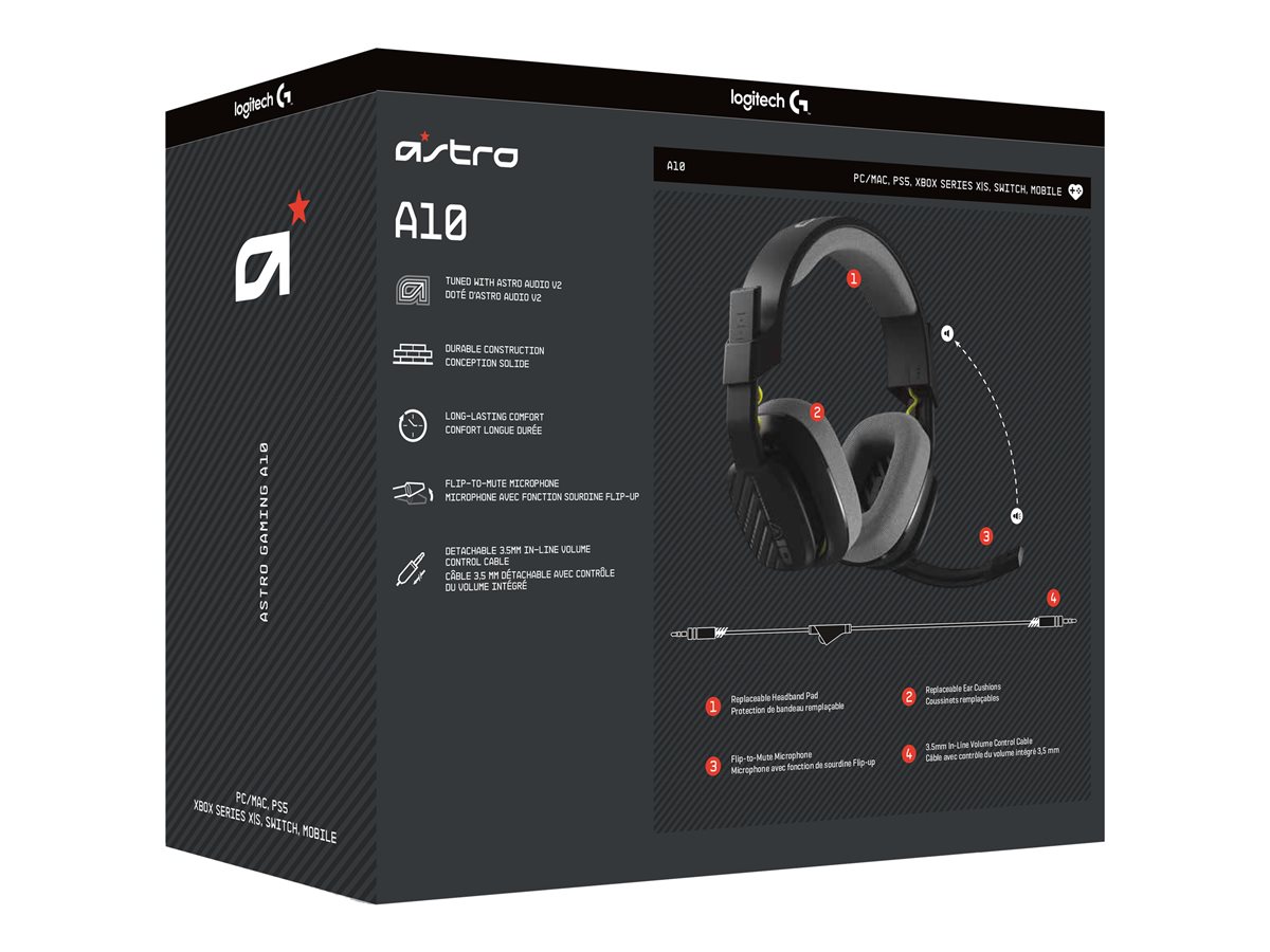 ASTRO Gaming A10 Gen 2 - náhlavní souprava - 3.5 mm jack – foto 11