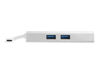 Startech USB-C Multiport Adapter, USB-C Travel Docking Station with 4K HDMI, 60W Power Delivery Pass-Through, GbE, 2pt USB-A 