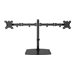VISION Freestanding Dual Monitor Desk Stand - LIFE
