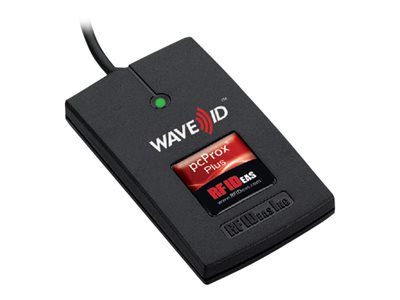 rf IDEAS WAVE ID Plus Keystroke RA FactoryTalk V2 Black Surface Mount Reader