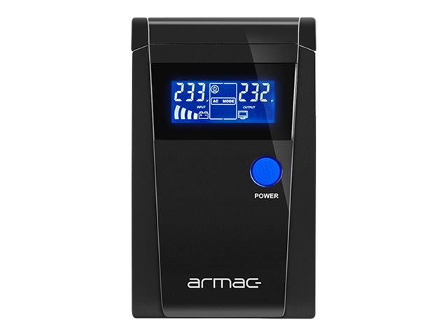 UPS ARMAC OFFICE O/850F/PSW LINE-INTERACTIVE 850VA 2X 230V SCHUKO LCD PURE SINE WAVE METAL