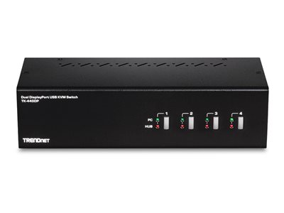 TRENDnet TK 440DP - KVM / audio / USB switch