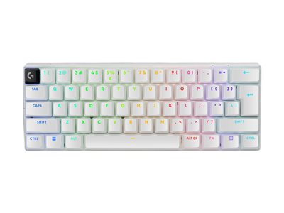 Logitech G PRO X 60 Keyboard gaming 60% TKL backlit wireless 2.4 GHz, Bluetooth 