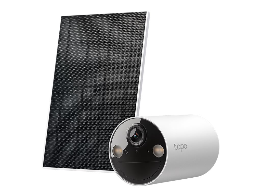 Tapo C410 KIT V1 network surveillance camera with Tapo A201 solar Product shot Right-angle 79700