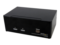 StarTech.com 2-Port Dual DisplayPort USB KVM Switch w/ Audio & USB Hub