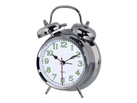 Hama vækkeur Nostalgy, sølv fluorescerende 186326