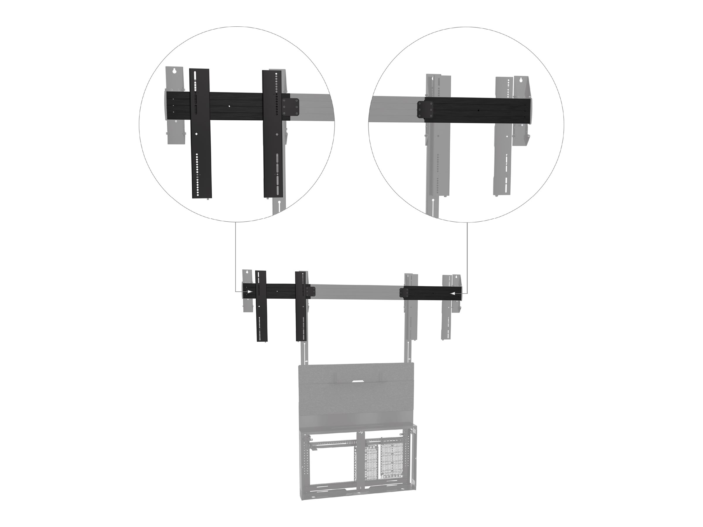 Chief TEMPO - Mounting component (VESA mounting brackets)