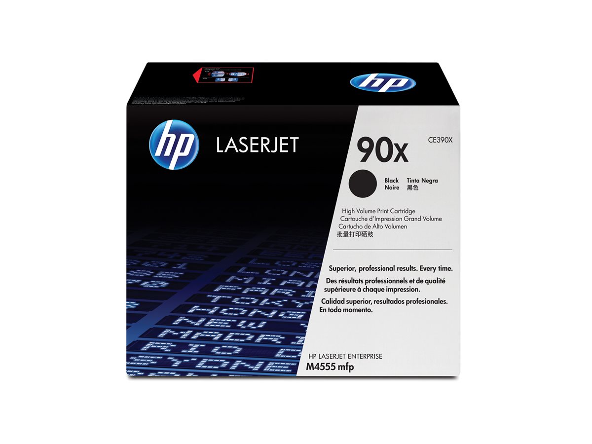 HP 90X - Vysoká výtěžnost - černá - originální - LaserJet - kazeta s barvivem (CE390X) – foto 3