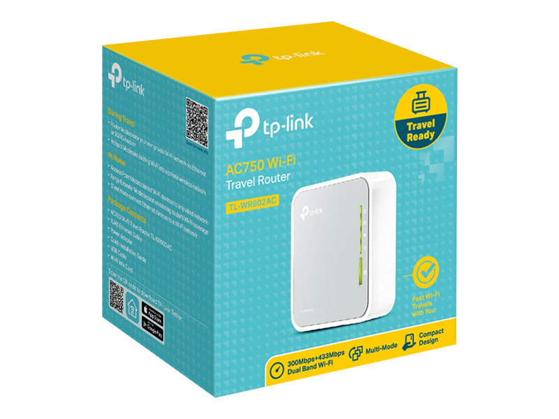 TP-Link TL-WR902AC - routeur sans fil - Wi-Fi 5 - de bureau