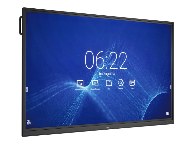 NEC MultiSync CB651Q-2 - 165 cm (65") Diagonalklasse LCD-Display mit LED-Hintergrundbeleuchtung - interaktive Digital Signage - mit Touchscreen (Multi-Touch) - 4K UHD (2160p) 3840 x 2160 - direkt beleuchtete LED - schwarz (Blende), schwarze Rückseite