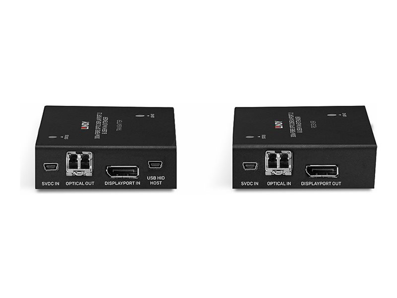 Kit extender KVM DisplayPort 1.2 & USB sur fibre optique, 300m
