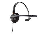 Poly EncorePro 510 - EncorePro 500 series - headset - on-ear - wired - Quick Disconnect - black - Certified for Skype for Business