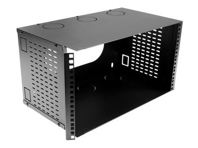 Dynamix HWMB300-6U rack bracket 300 mm deep fully enclosed hinged Product shot Left-angle 79150