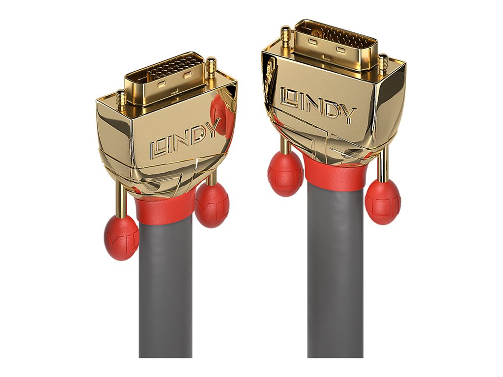 LINDY 20m DVI-D Dual Link Cable Gold