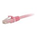 C2G 6IN Cat6a Snagless Unshielded (UTP) Network Patch Ethernet Cable-Pink