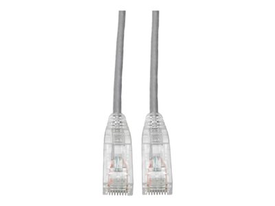 Eaton Tripp Lite Series Cat6 Gigabit Snagless Slim UTP Ethernet Cable (RJ45 M/M), PoE, Gray, 5 ft. (1.52 m)
