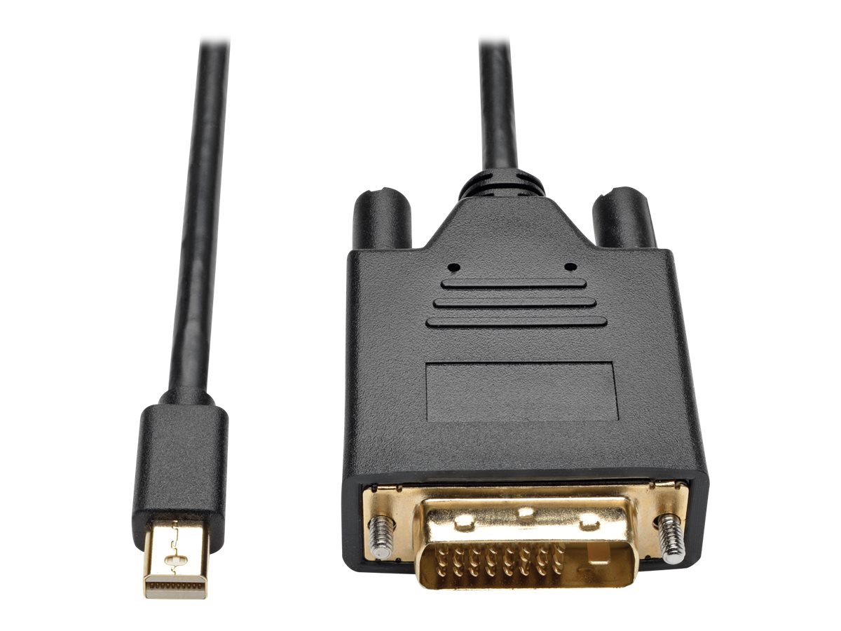 Tripp Lite 6ft Mini DisplayPort to DVI Adapter Active Converter mDP to DVI 1920 x 1080 DPort 1.2 M/M 6'