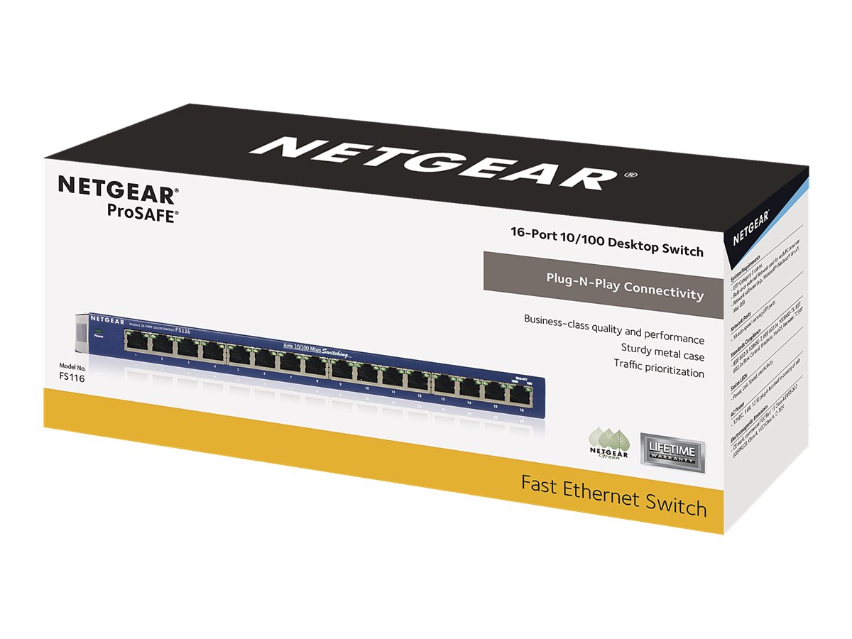 (未使用･未開封品)Netgear 16Port Switch 10/100/1000 GS116 Amazon.com: NETGEAR 16-Port Gigabit Ethernet Unmanaged